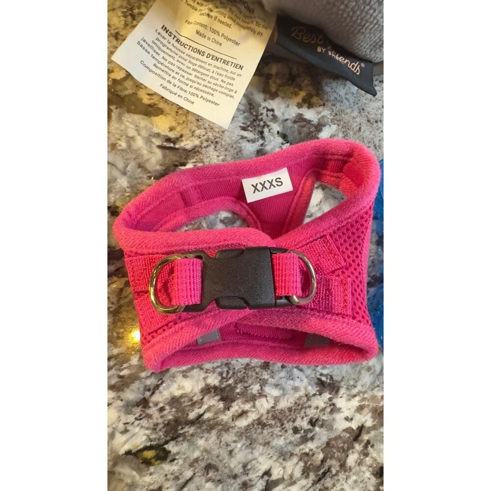 Dog, Cat Bed, Harness, Teething bone, Bells for door, bundle.